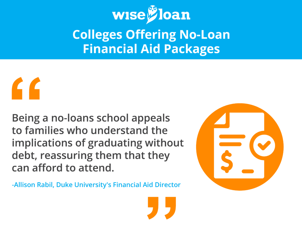 Colleges Offering NoLoan Financial Aid Packages Wise Loan
