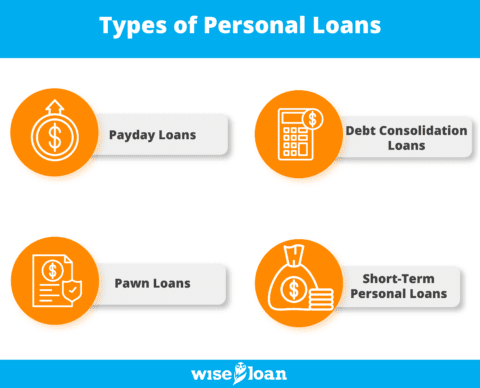 What Are The Different Types Of Personal Loans? | Wise Loan