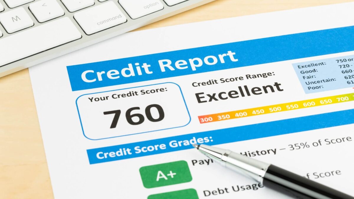 an excellent credit report