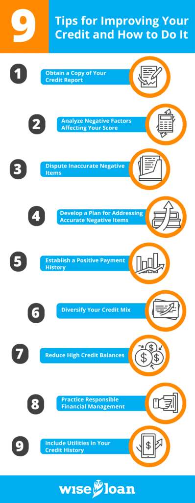 9 Tips for Improving Your Credit and How to Do It