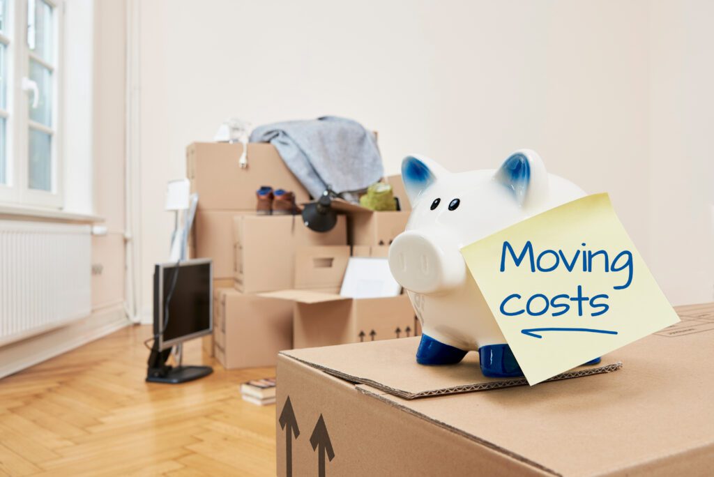 A room filled with moving boxes | Emergency reasons to borrow money