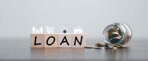 The word, “Loan,” on wooden blocks | Loans like Upstart
