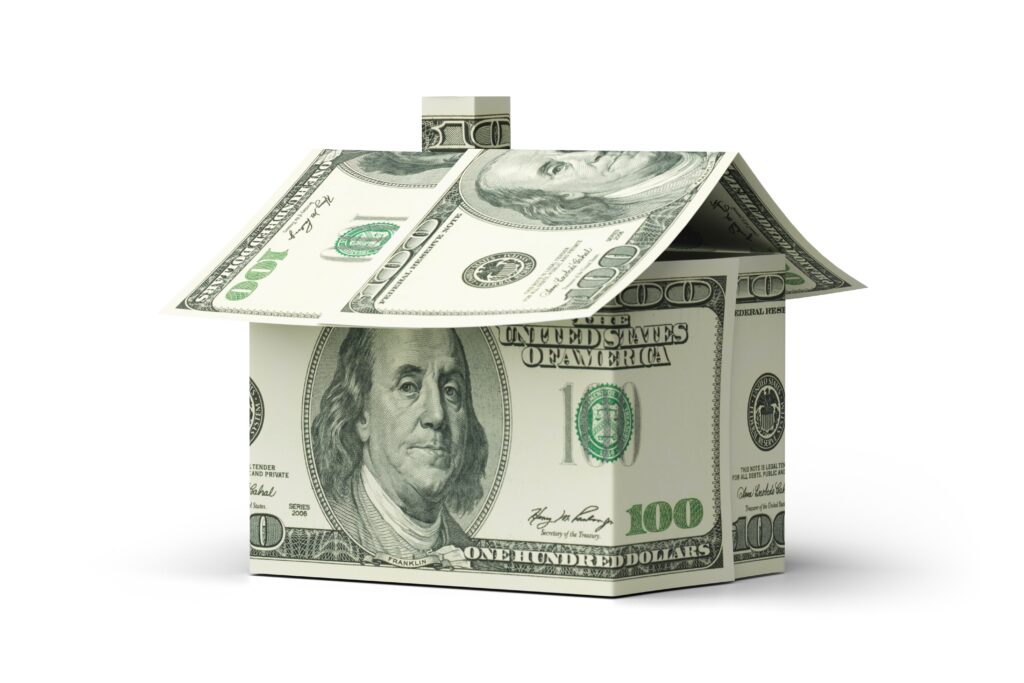 House made of cash | Loan to pay rent