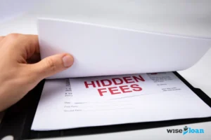 clipboard with documents showing hidden fees